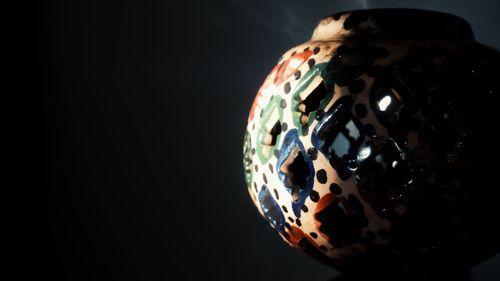 View of trees at night