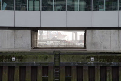 Close-up of building with windows