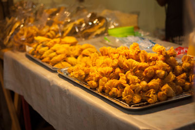 Close-up of fruits for sale in market