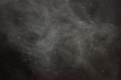Low angle view of star field