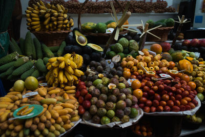 Fruits for sale in market