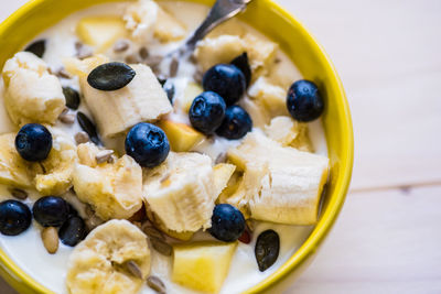 Close-up of fruits in bowl
