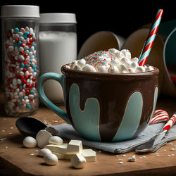 Close-up of coffee on table