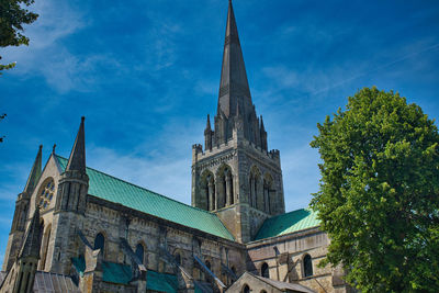 Low angle view of cathedral against sky