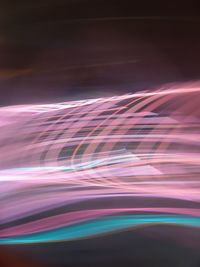 Blurred motion of light trails