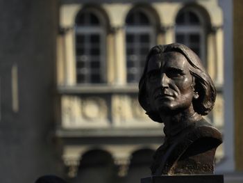 Statue of historic building