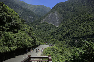 Scenic view of mountains