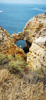 Rock formations on sea shore