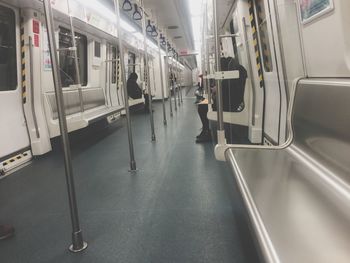 Interior of train