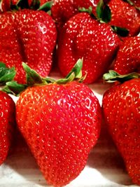 Close-up of strawberries