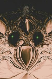 Illuminated city at night