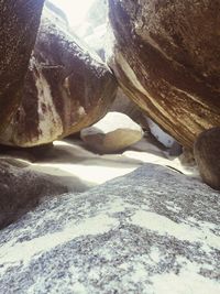 View of snow covered landscape