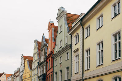 Low angle view of building against sky