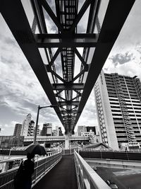 Low angle view of bridge