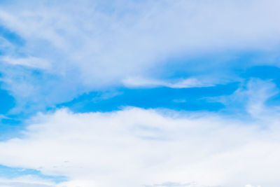 Low angle view of clouds in sky