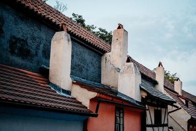 Low angle view of building against sky