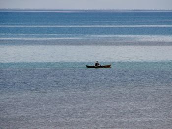 Boat on sea