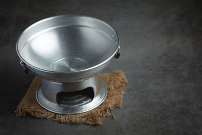 Close-up of coffee on table