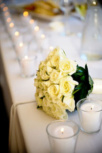 Close-up of rose bouquet