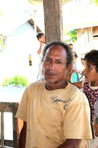 Portrait of friends standing outdoors