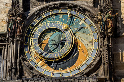 Low angle view of clock tower