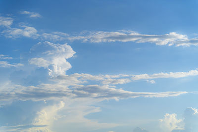 Low angle view of clouds in sky