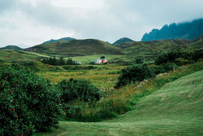 Scenic view of landscape against sky