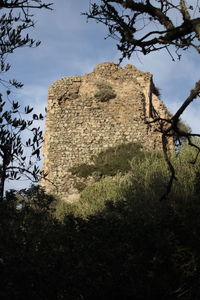 Low angle view of old building