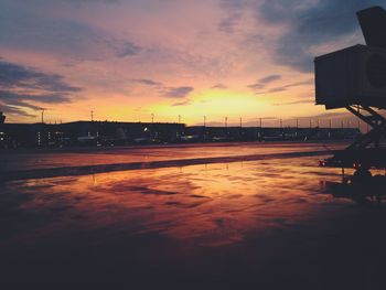 Scenic view of sky at sunset