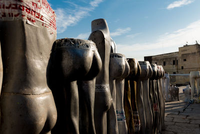 Low angle view of statue