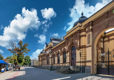 National art museum in moldova. hertz house in chisinau on a sunny autumn day