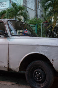 Cars parked in parking lot