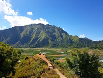 Beautiful view of rinjani - lombok, indonesia