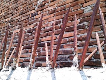 Full frame shot of old roof tiles