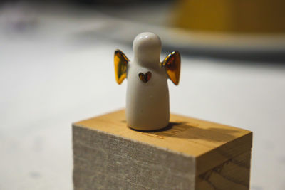 Ceramic christmas angel ornament miniature