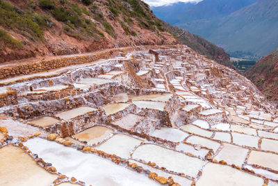 High angle view of landscape