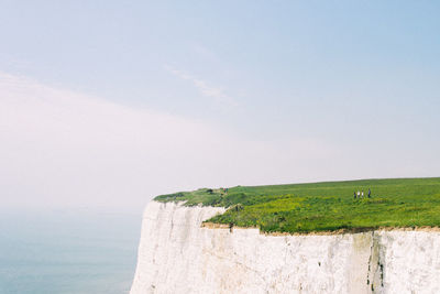 Cliff by sea