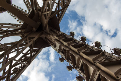 Low angle view of built structure against sky