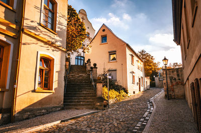 Street amidst buildings in city