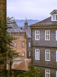 Residential building against sky