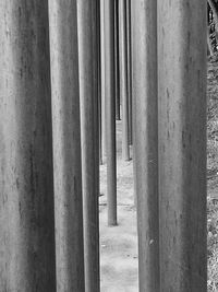 Full frame shot of bamboo structure