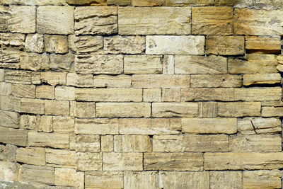 Full frame shot of stone wall