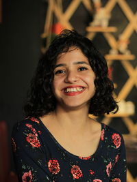 Portrait of a smiling young woman