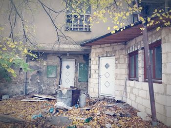 View of abandoned building