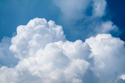 Low angle view of clouds in sky