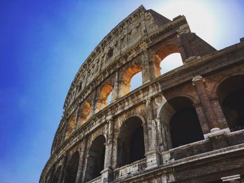 Low angle view of old building