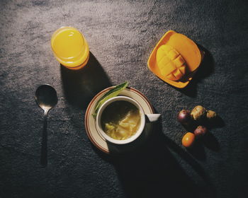 Close-up of drink on table