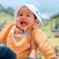 Portrait of cute baby boy