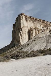 View of rock formations