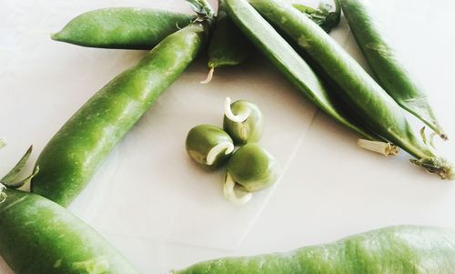 High angle view of vegetables